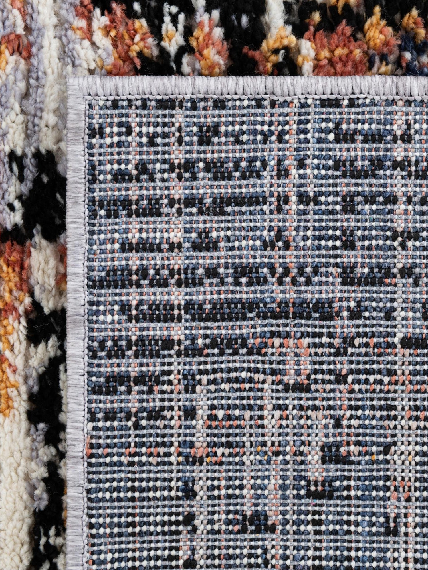 Multicolor 7' x 7' Tucson Octagon Area Rug 100% Polyester Unique Modern Carpet for Dining Rooms, Living Room, Bedrooms, Office Space for Sale at Rug Engine