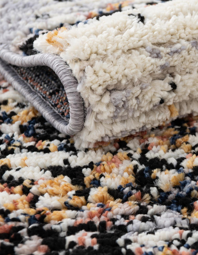 Multicolor 6' x 6' Tucson Square Area Rug 100% Polyester Unique Modern Carpet for Dining Rooms, Living Room, Bedrooms, Office Space for Sale at Rug Engine