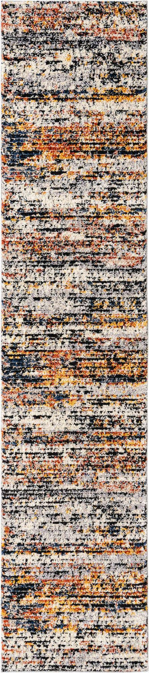 Multicolor 2' 7 x 12' Tucson Runner Area Rug 100% Polyester Unique Modern Carpet for Dining Rooms, Living Room, Bedrooms, Office Space for Sale at Rug Engine