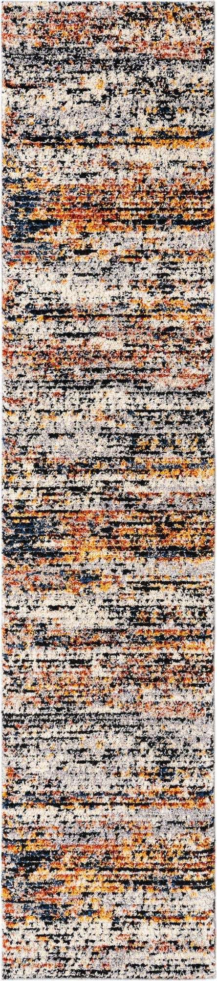 Multicolor 2' 7 x 12' Tucson Runner Area Rug 100% Polyester Unique Modern Carpet for Dining Rooms, Living Room, Bedrooms, Office Space for Sale at Rug Engine