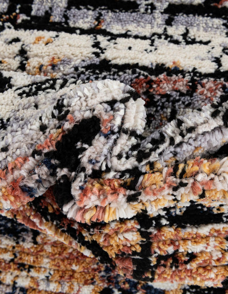 Multicolor 2' x 8' Tucson Runner Area Rug 100% Polyester Unique Modern Carpet for Dining Rooms, Living Room, Bedrooms, Office Space for Sale at Rug Engine