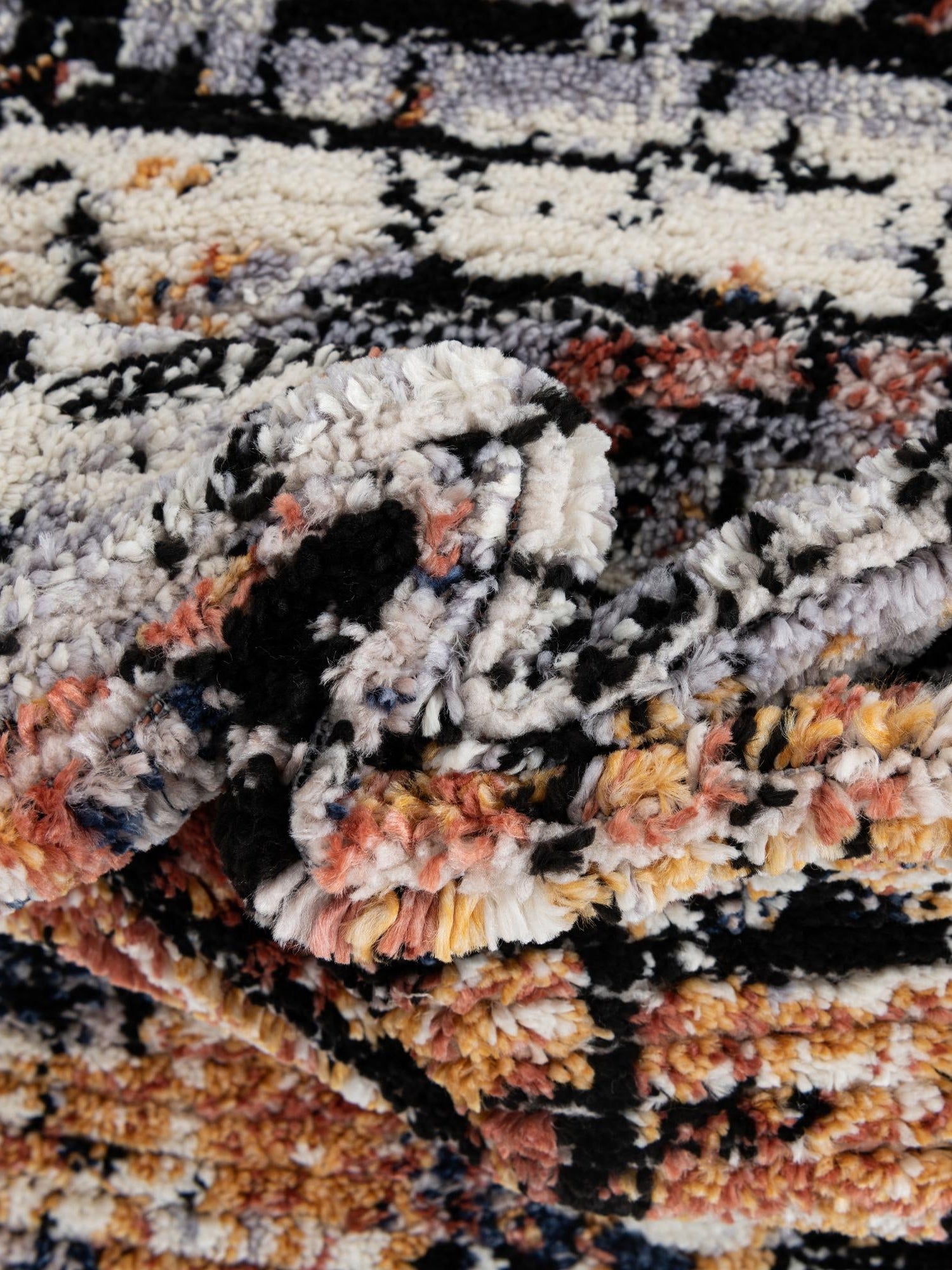 Multicolor 2' x 6' Tucson Runner Area Rug 100% Polyester Unique Modern Carpet for Dining Rooms, Living Room, Bedrooms, Office Space for Sale at Rug Engine