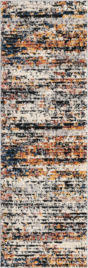 Multicolor 2' x 6' Tucson Runner Area Rug 100% Polyester Unique Modern Carpet for Dining Rooms, Living Room, Bedrooms, Office Space for Sale at Rug Engine