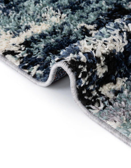 Multicolor 4' x 4' Tucson Square Area Rug 100% Polyester Unique Modern Carpet for Dining Rooms, Living Room, Bedrooms, Office Space for Sale at Rug Engine