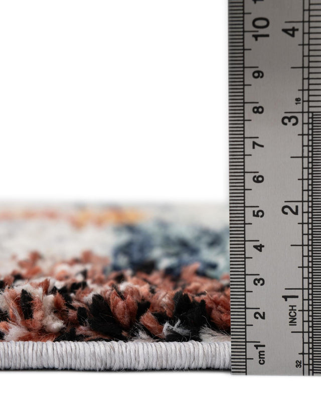 Multicolor 9' x 12' Tucson Rectangle Area Rug 100% Polyester Unique Modern Carpet for Dining Rooms, Living Room, Bedrooms, Office Space for Sale at Rug Engine