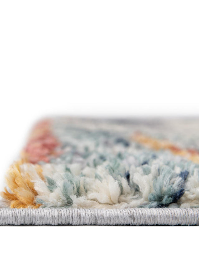Multicolor 8' x 10' Tucson Rectangle Area Rug 100% Polyester Unique Modern Carpet for Dining Rooms, Living Room, Bedrooms, Office Space for Sale at Rug Engine