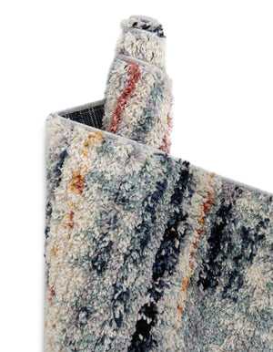Multicolor 9' x 12' Tucson Rectangle Area Rug 100% Polyester Unique Modern Carpet for Dining Rooms, Living Room, Bedrooms, Office Space for Sale at Rug Engine