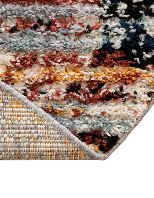 Multicolor 8' x 10' Tucson Oval Area Rug 100% Polyester Unique Modern Carpet for Dining Rooms, Living Room, Bedrooms, Office Space for Sale at Rug Engine