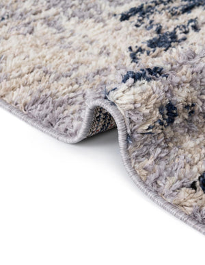 Gray 5' x 5' Tucson Round Area Rug 100% Polyester Unique Modern Carpet for Dining Rooms, Living Room, Bedrooms, Office Space for Sale at Rug Engine