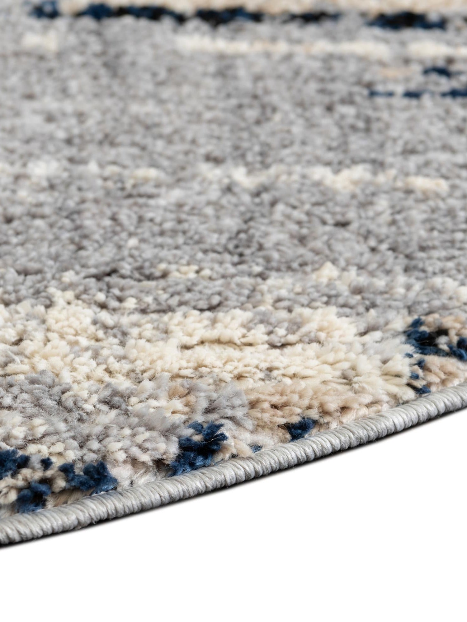 Gray 8' x 10' Tucson Oval Area Rug 100% Polyester Unique Modern Carpet for Dining Rooms, Living Room, Bedrooms, Office Space for Sale at Rug Engine
