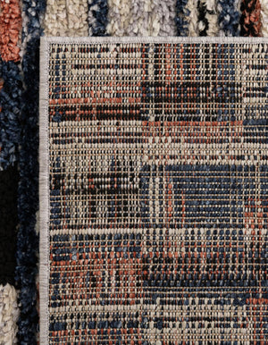 Multicolor 4' x 4' Tucson Square Area Rug 100% Polyester Unique Modern Carpet for Dining Rooms, Living Room, Bedrooms, Office Space for Sale at Rug Engine