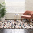 Multicolor 10' x 14' Tucson Rectangle Area Rug 100% Polyester Unique Modern Carpet for Dining Rooms, Living Room, Bedrooms, Office Space for Sale at Rug Engine