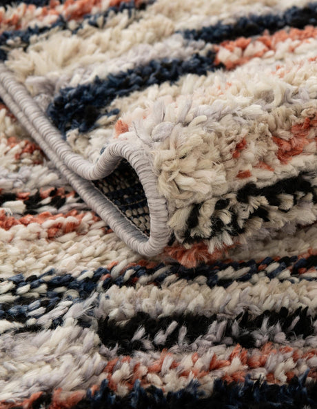 Multicolor 8' x 10' Tucson Oval Area Rug 100% Polyester Unique Modern Carpet for Dining Rooms, Living Room, Bedrooms, Office Space for Sale at Rug Engine