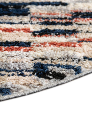 Multicolor 4' x 6' Tucson Oval Area Rug 100% Polyester Unique Modern Carpet for Dining Rooms, Living Room, Bedrooms, Office Space for Sale at Rug Engine
