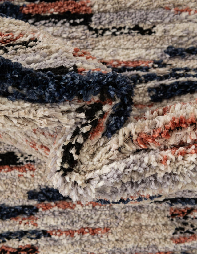 Multicolor 2' x 8' Tucson Runner Area Rug 100% Polyester Unique Modern Carpet for Dining Rooms, Living Room, Bedrooms, Office Space for Sale at Rug Engine
