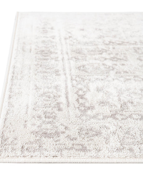 Cream 7' 1 x 7' 1 Oxford Octagon Area Rug Traditional Design 100% Polypropylene Carpet for Living Room, Bedrooms, Dining, Office for Sale at Rug Engine