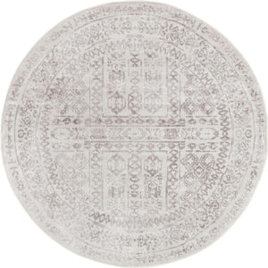 Cream 7' 1 x 7' 1 Oxford Round Area Rug