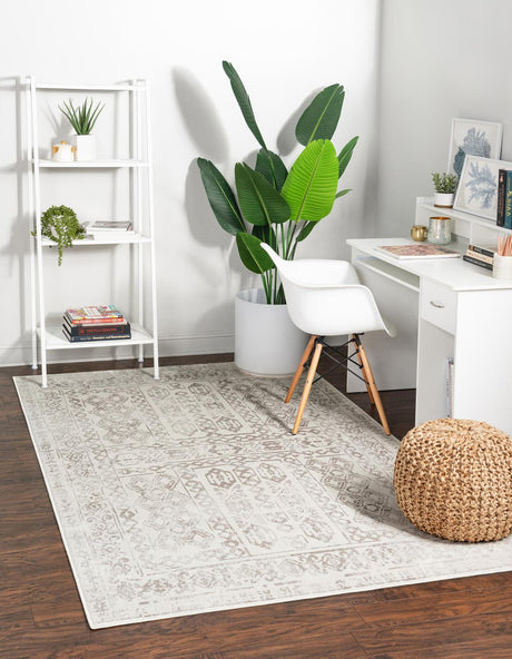 Cream 10' x 13' Oxford Rectangle Area Rug