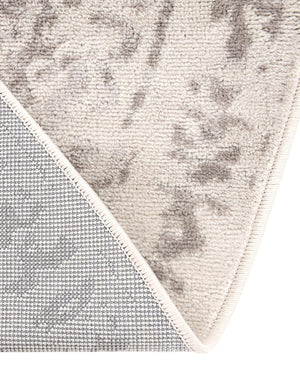 Cream 5' x 8' Oxford Oval Area Rug
