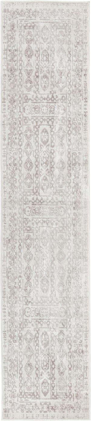 Cream 2' 7 x 12' Oxford Runner Area Rug