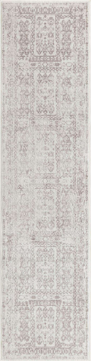 Cream 2' x 8' Oxford Runner Area Rug
