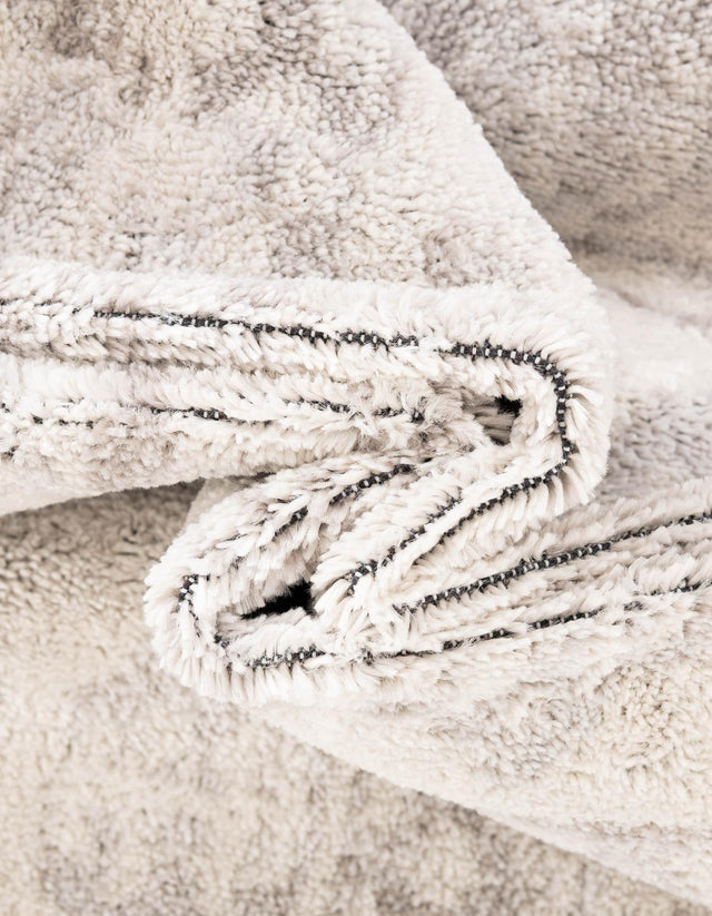 Cream 2' 7 x 12' Oxford Runner Area Rug