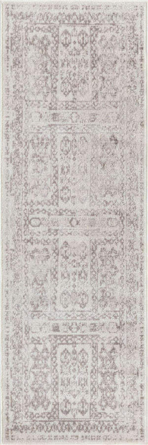 Cream 2' x 6' 1 Oxford Runner Area Rug