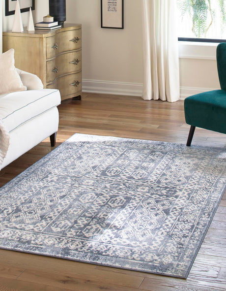 Blue 1' 4 x 1' 4 Oxford Sample Area Rug