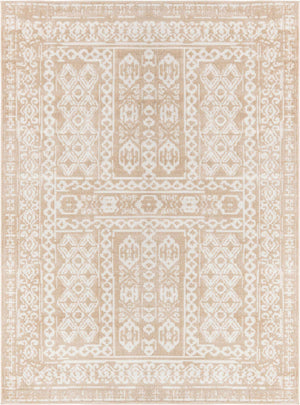 Beige 9' x 12' Oxford Rectangle Area Rug