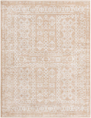 Beige 8' x 10' Oxford Rectangle Area Rug