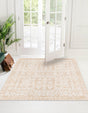 Beige 4' 1 x 4' 1 Oxford Square Area Rug