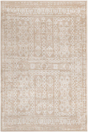 Beige 4' x 6' Oxford Rectangle Area Rug