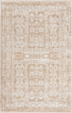 Beige 2' x 3' 1 Oxford Rectangle Area Rug