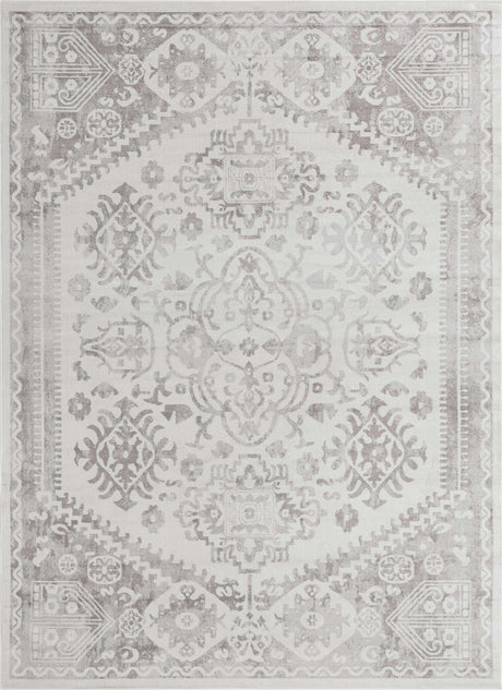 Cream 9' x 12' Oxford Rectangle Area Rug