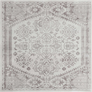Cream 7' 10 x 7' 10 Oxford Square Area Rug