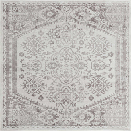 Cream 7' 10 x 7' 10 Oxford Square Area Rug
