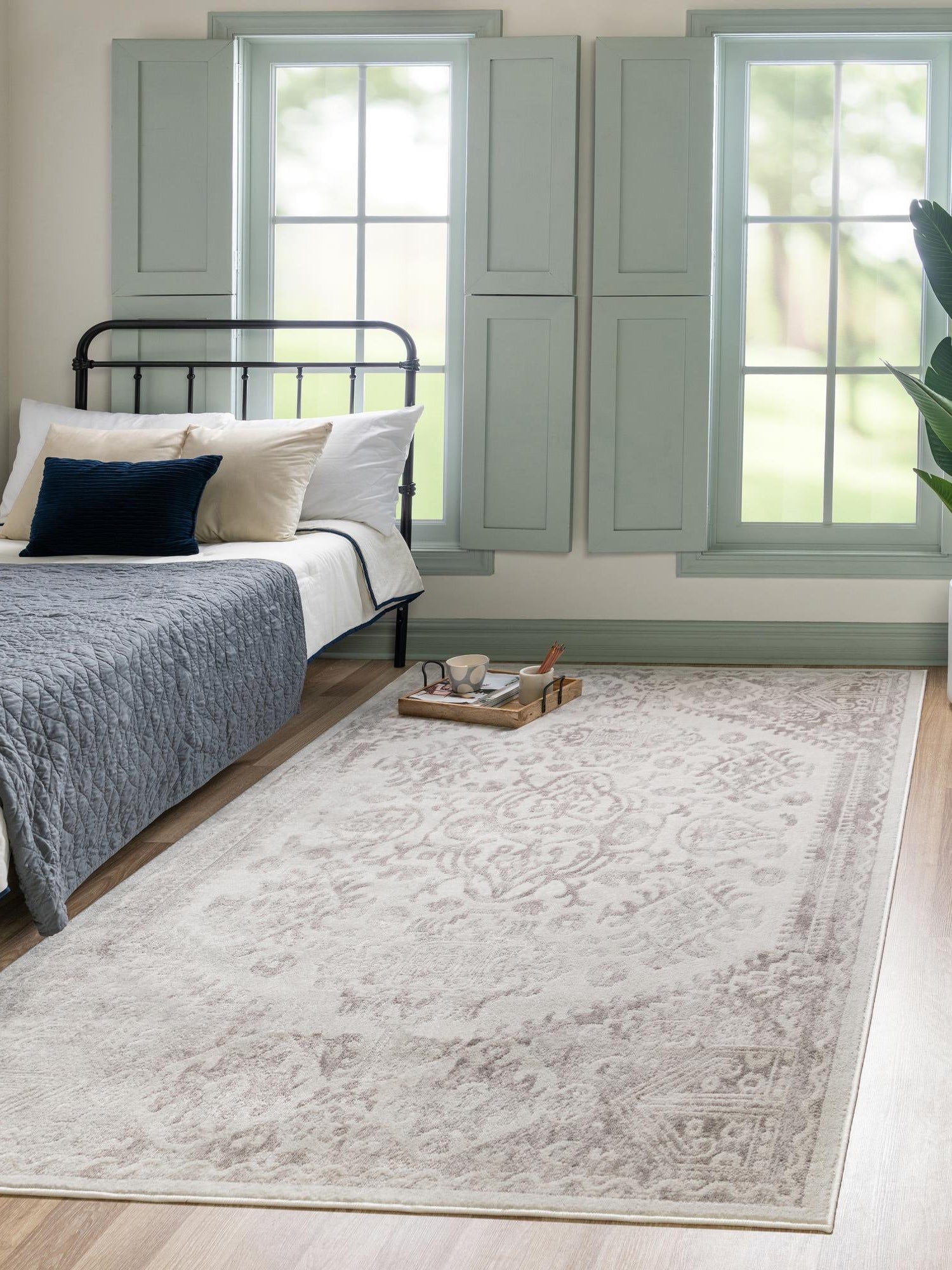 Cream 1' 4 x 1' 4 Oxford Sample Area Rug Traditional Design 100% Polypropylene Carpet for Living Room, Bedrooms, Dining, Office for Sale at Rug Engine
