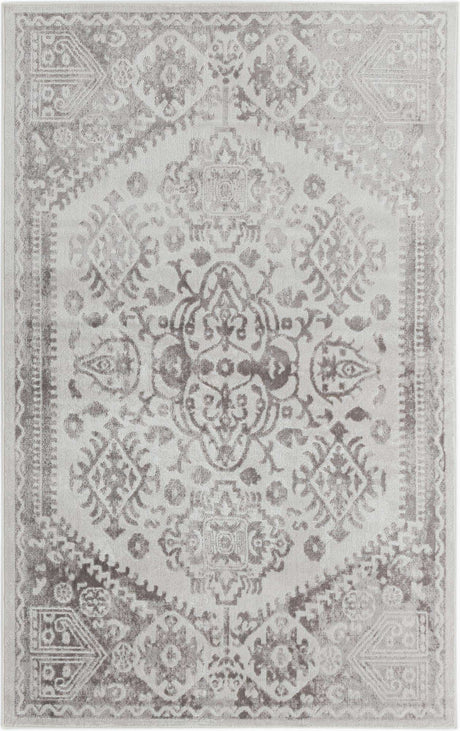 Cream 5' 3 x 8' Oxford Rectangle Area Rug