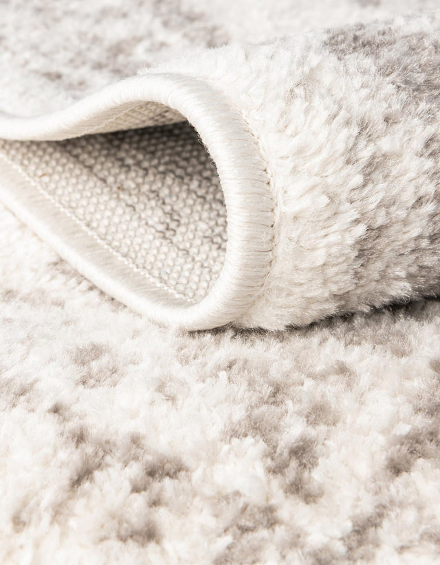 Cream 5' x 5' Oxford Round Area Rug
