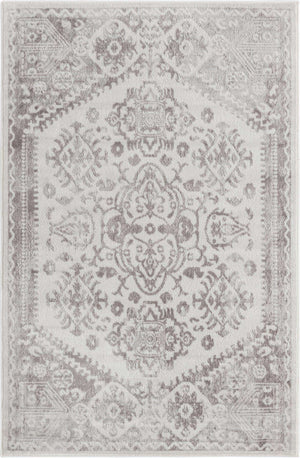 Cream 4' x 6' Oxford Rectangle Area Rug