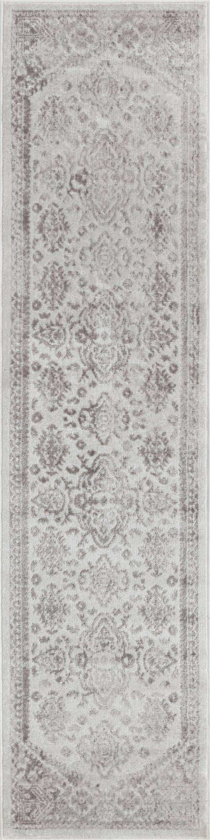 Cream 2' x 8' Oxford Runner Area Rug