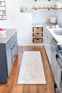Cream 2' 7 x 12' Oxford Runner Area Rug