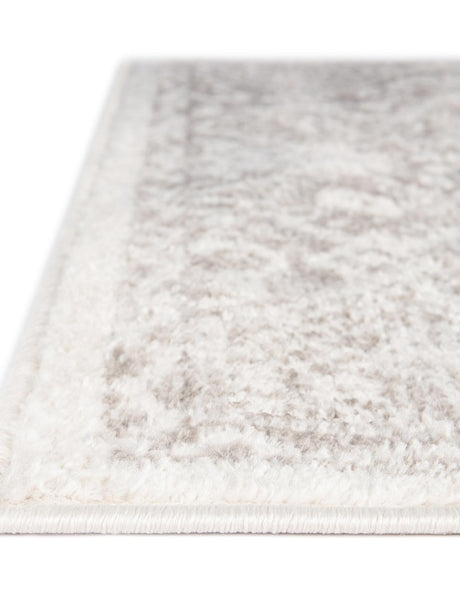 Cream 2' 7 x 14' 1 Oxford Runner Area Rug Traditional Design 100% Polypropylene Carpet for Living Room, Bedrooms, Dining, Office for Sale at Rug Engine