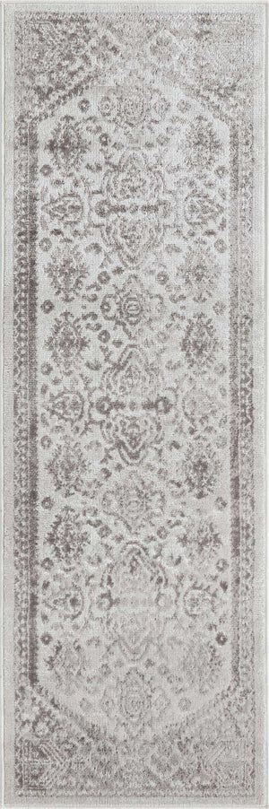 Cream 2' x 6' 1 Oxford Runner Area Rug