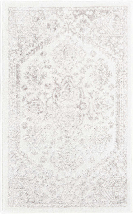 Cream 2' x 3' Oxford Rectangle Area Rug