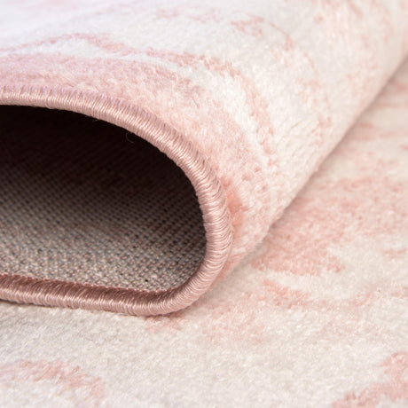 Pink 10' x 13' Oxford Rectangle Area Rug Traditional Design 100% Polypropylene Carpet for Living Room, Bedrooms, Dining, Office for Sale at Rug Engine
