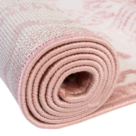 Pink 10' x 13' Oxford Rectangle Area Rug Traditional Design 100% Polypropylene Carpet for Living Room, Bedrooms, Dining, Office for Sale at Rug Engine