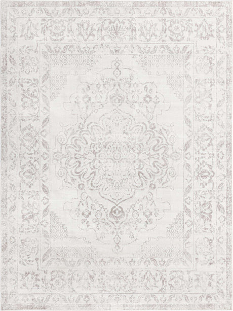 Ivory 10' x 13' Oxford Rectangle Area Rug