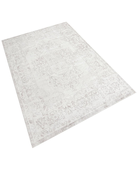 Ivory 9' x 12' Oxford Rectangle Area Rug Traditional Design 100% Polypropylene Carpet for Living Room, Bedrooms, Dining, Office for Sale at Rug Engine