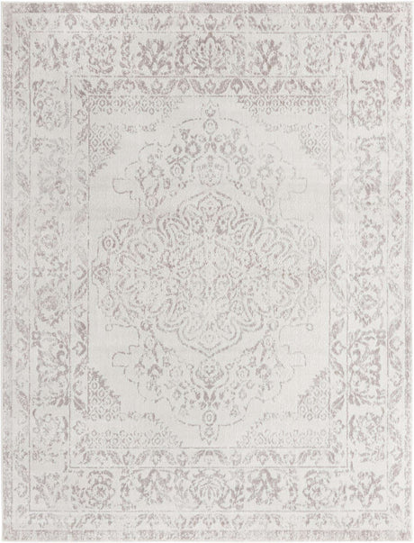 Ivory 7' 10 x 10' Oxford Rectangle Area Rug